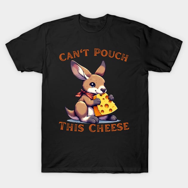 Cheese Kangaroo cheese lover Australia T-Shirt by Japanese Fever